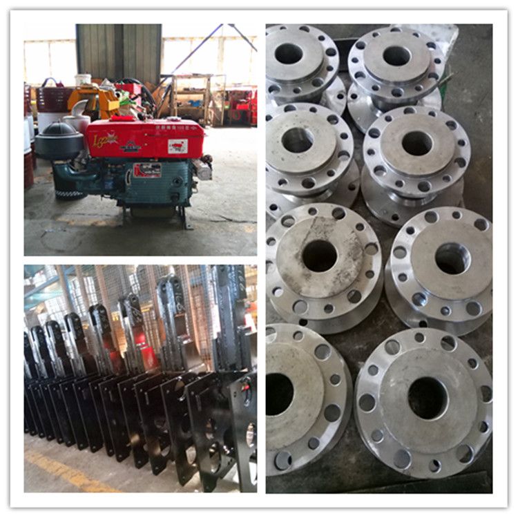 Multiple functional guardrail install drilling small holes solar hydraulic pile drivers