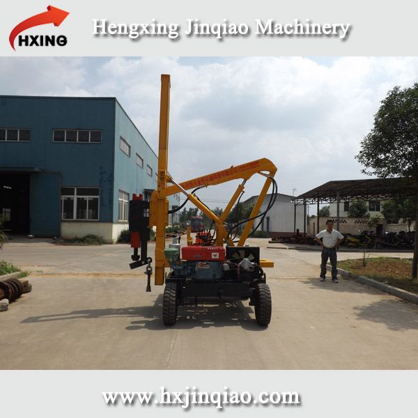 Fence installation machine extraction pile driver manufacturer