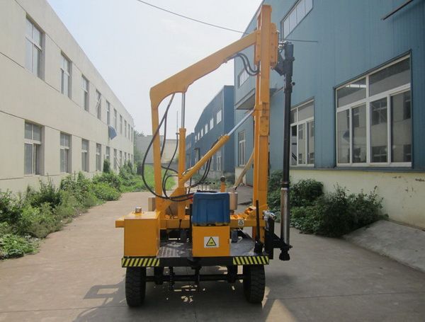 Hard construction site used Rock drilling machine