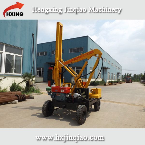 Fence installation machine extraction pile driver manufacturer