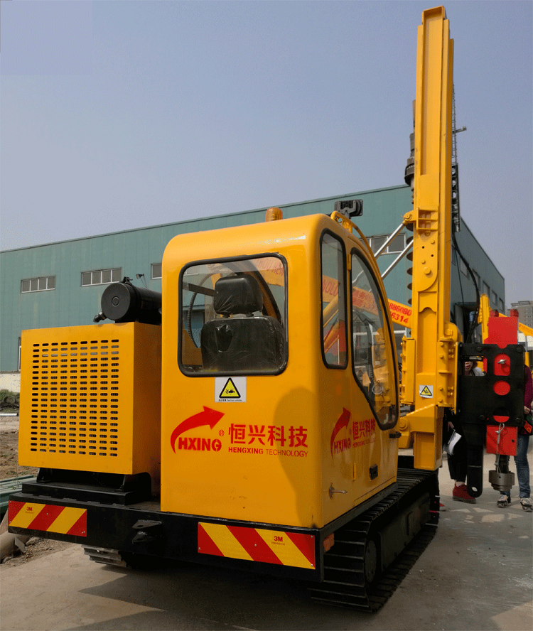 Road Hydraulic Metal Guardrail Pile Driver for Excavator