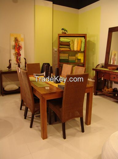 Teak wood furniture dining room set