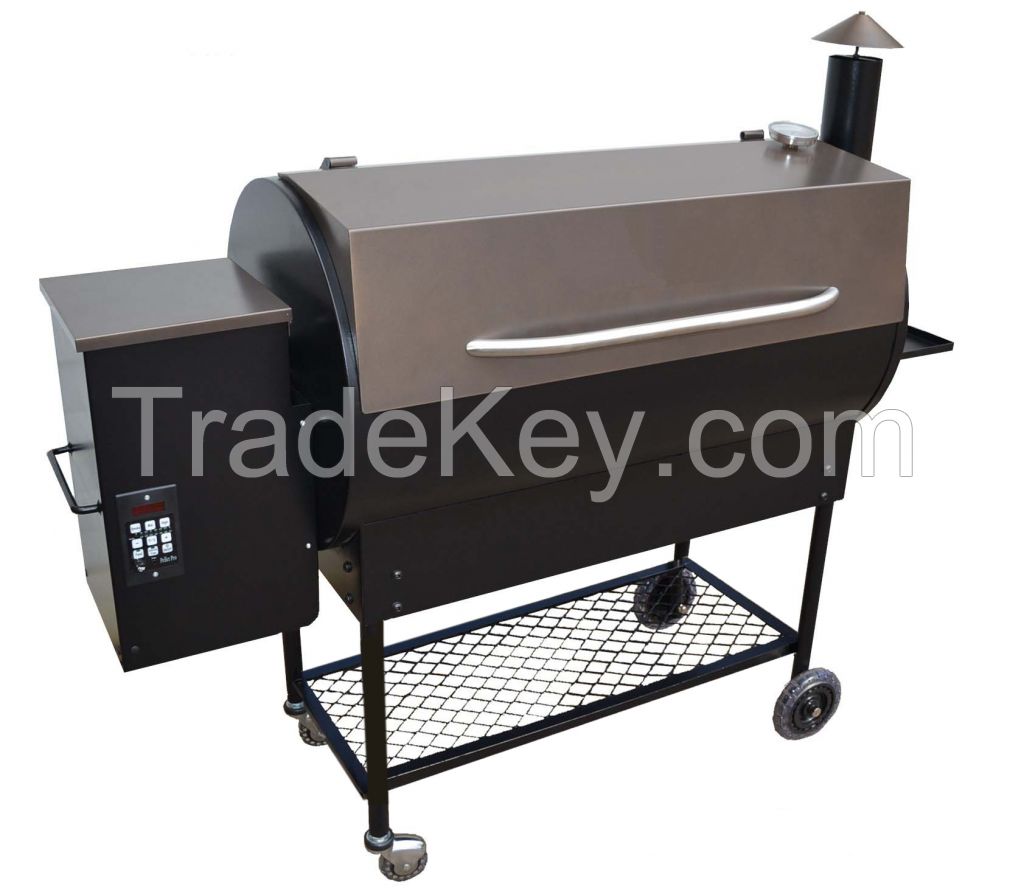 Commercial Wood Pellet Smoke Grill with PID Controller/BBQ-07E