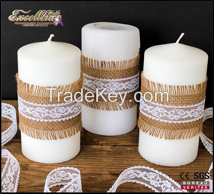 new concept wedding pillar scented candle 