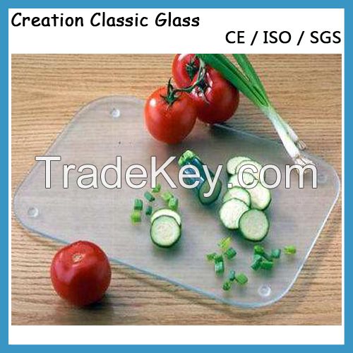 2016 New Designed Tempered Glass Cutting Board