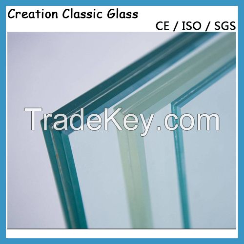 5 mm + 0.38 PVB + 5 mm Tempered Laminated Glass