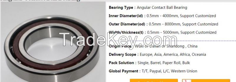 7316B/DB Angular Contact Ball Bearing