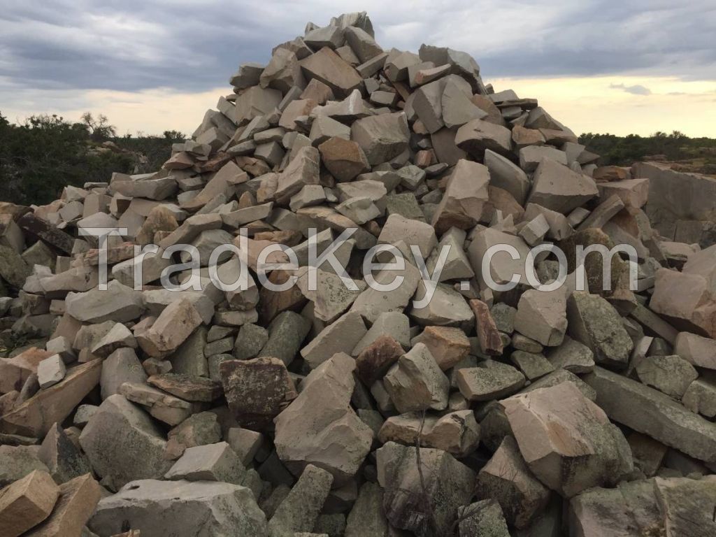Natural granite stone, rough granite blocks, reclaimed granite quarry tailings, granite boulders