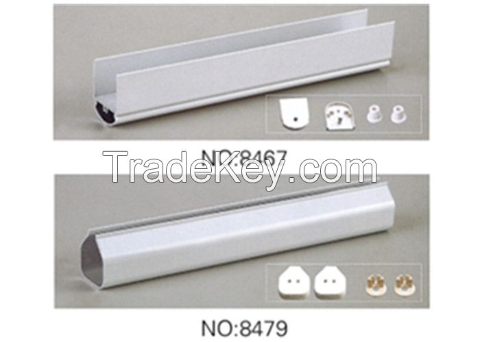 aluminium curtain rails, aluminium profiles, aluminium extrusion profiles, aluminium extrusions