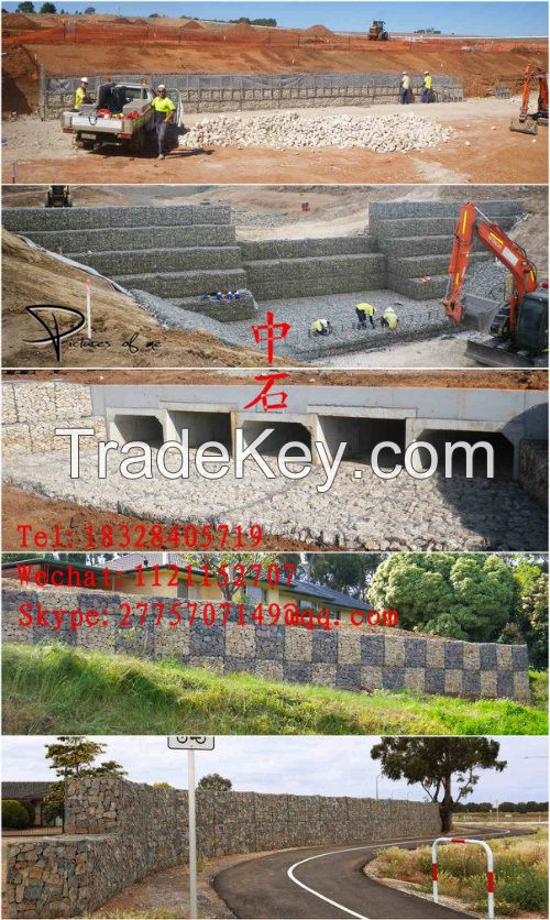 Zhongshi Professional Reno Mattress or Gabion Mattress for Irrigation Canals and Ditches, Low Carbon Steel Wire Material