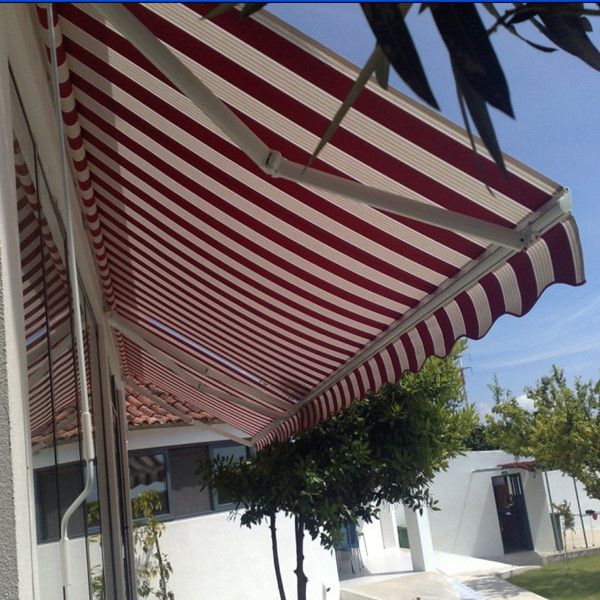 Full cassette retractable awning, motorized awning, balcony awning