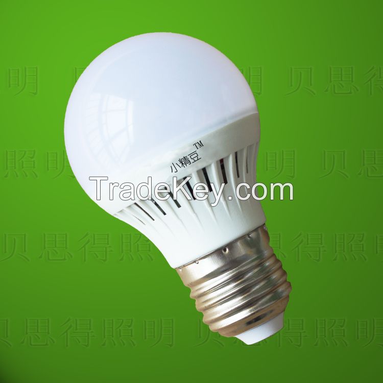 LED plastic housing bulb light