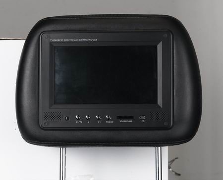 7&#8243; Headrest Player with TFT LCD Monitor with pillow