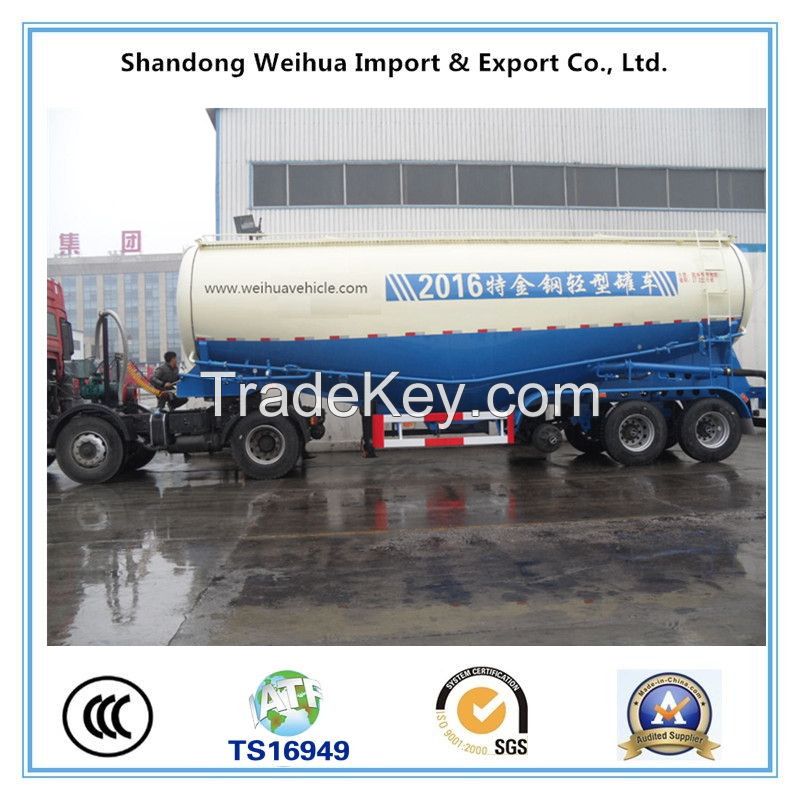 Bulk cement tanker trailer