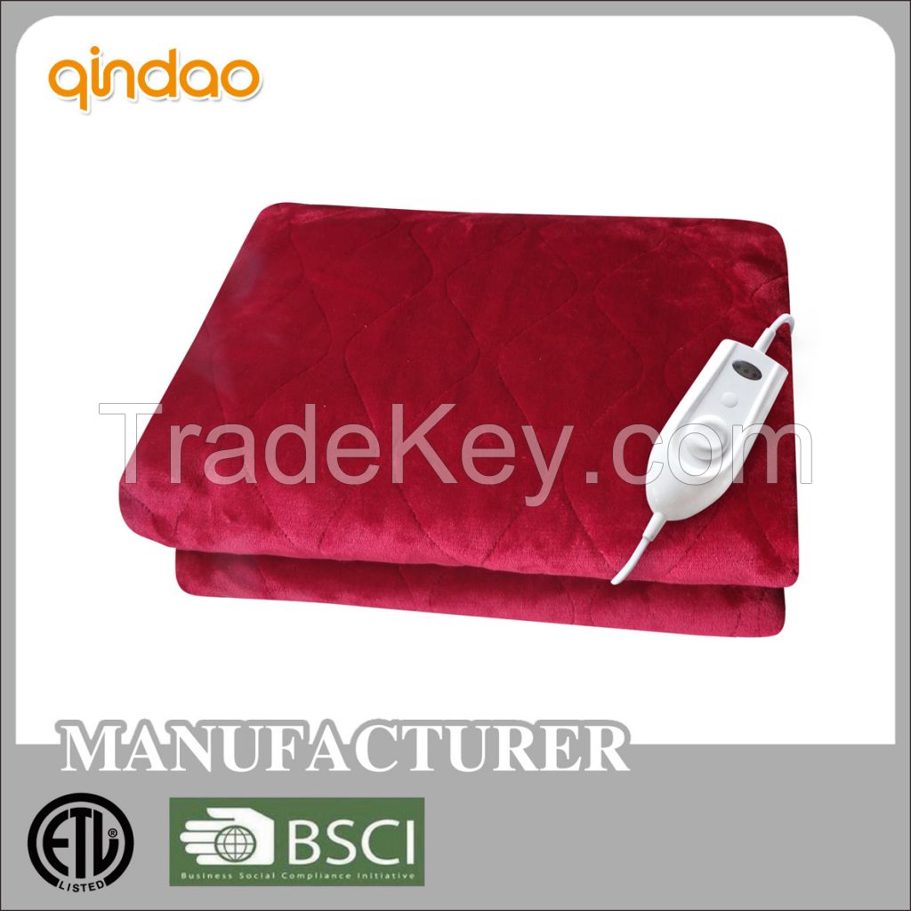 Luxury Flannel Electric Heated Throw Blanket