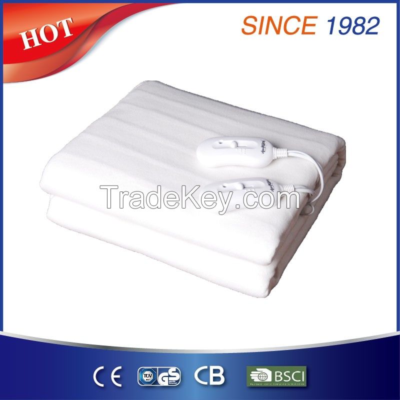 Polyester Electric Heated Heating Underblanket with over heat protection