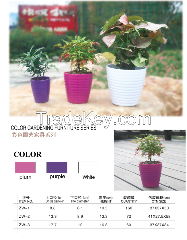 plastic flower pot