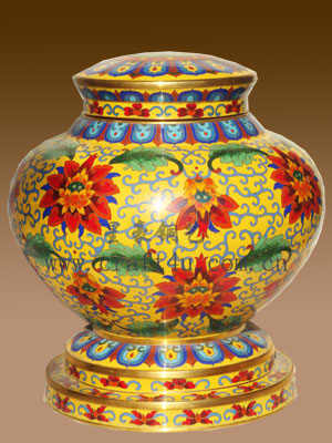 cloisonne pot