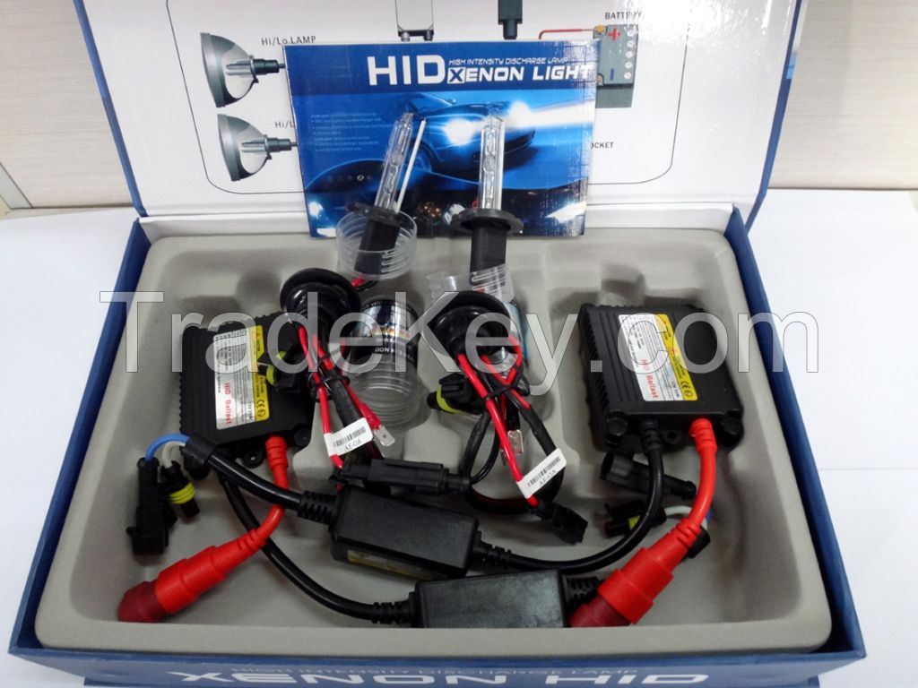 AC 35W H7 6000k HID conversation kit with slim ballast and color packing