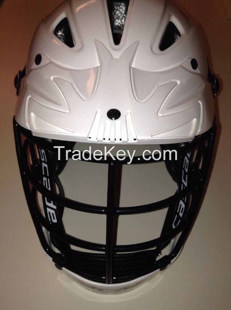 New ML MediumLarge White CLH2 Cascade Lacrosse Helmet Youth Boys