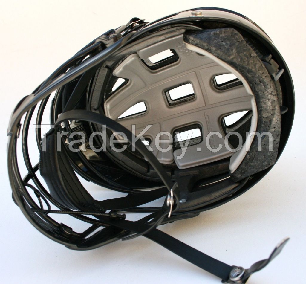 Cascade Lacrosse Helmet CLH2 Size Medium Large Black Adjustable Youth Gear Pads