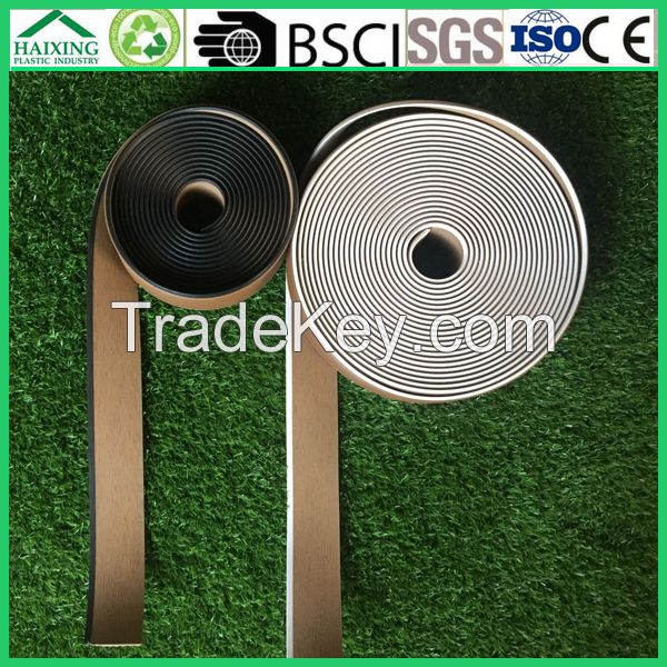 synthetic teak wood decking marine soft PVC for boat yacht