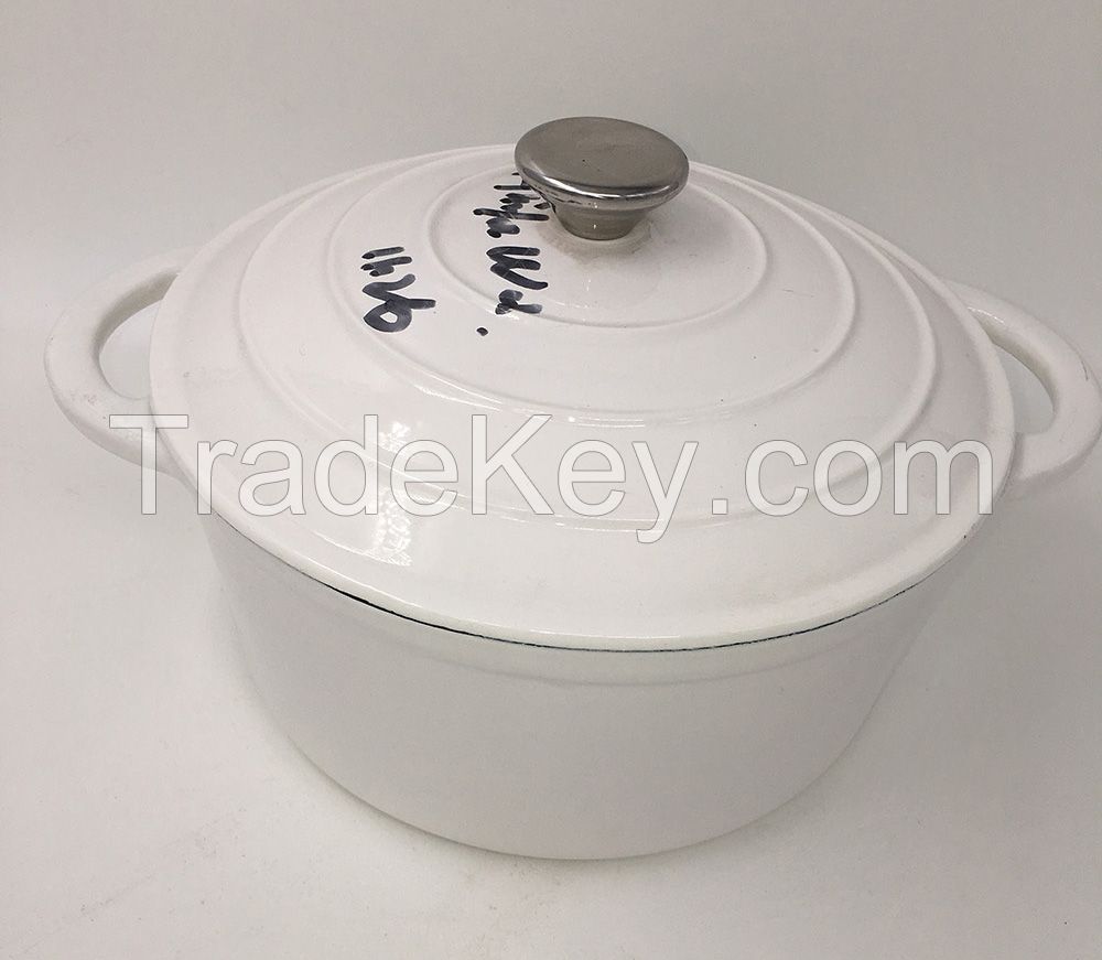 enameled cast iron dutch oven with lid cookware