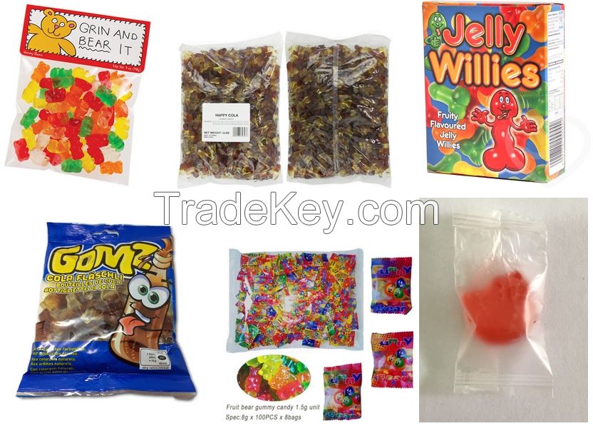 $1.8/kg Halal Custom Shaped Gummy Jelly Candy