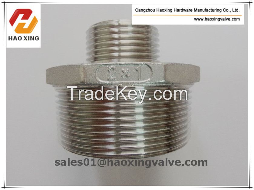 NEW Size: 2"x 1" 316 Stainless Steel Reducing Hex Nipple Cangzhou Haox