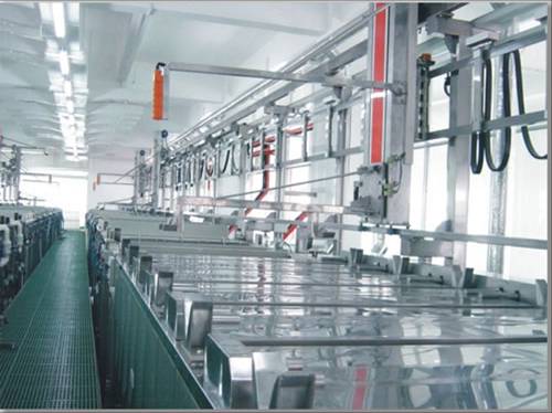 automatic electroplating production line