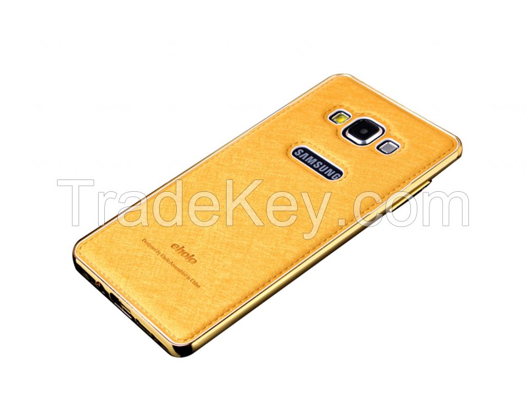 Samsung A7 Metal Frame Imported Silk Phone Case