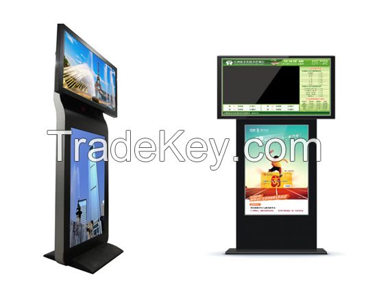 55 Inch Floor Standing IR Touch Screen Android Digital Signage transparent screen