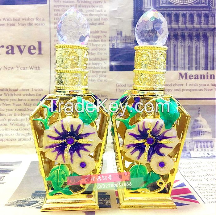 Perfume bottles metal perfume bottles Essential oil dropper bottle metal craft accessories