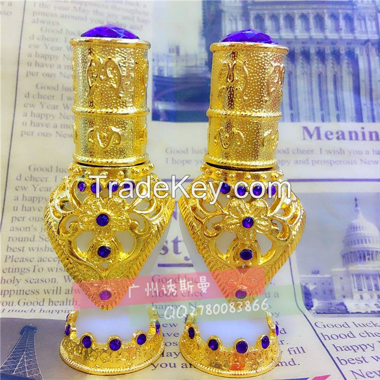 Perfume bottles metal perfume bottles Metal empty bottles alloy craft ornaments Metal refined oil