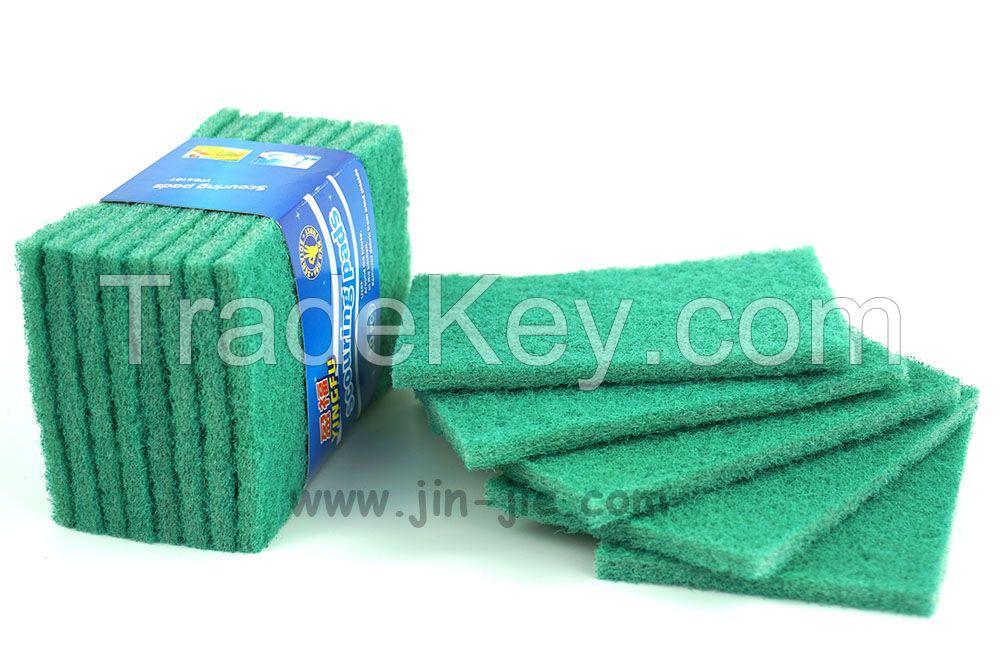 Heavy Duty Scour Pads/Absord Scouring Scrubber/Kitchen Cleaning Scouring pad/nylon scouring pad