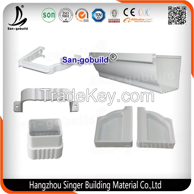 PVC Water Collector Roof Rain Drainage Gutter