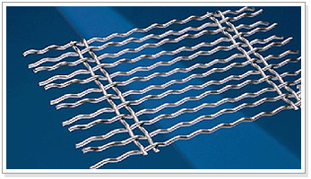 Crimped wire mesh