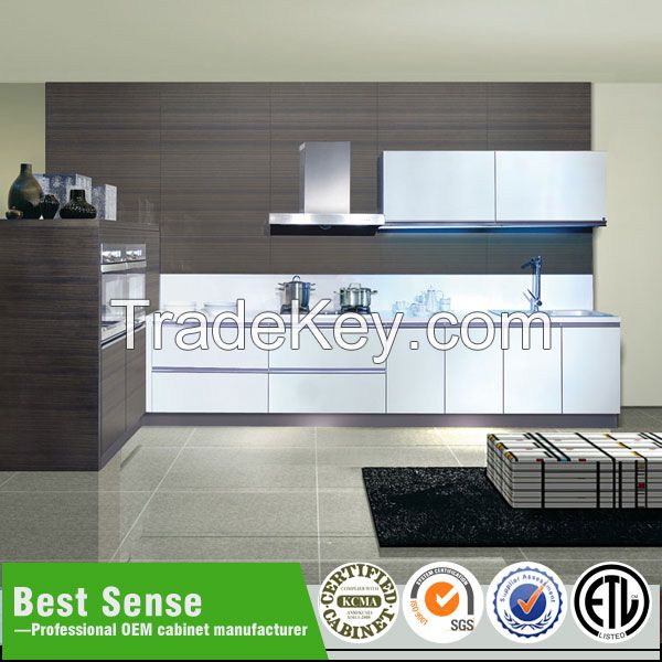 2016 new polycarbonate mdf kitchen cabinet model design