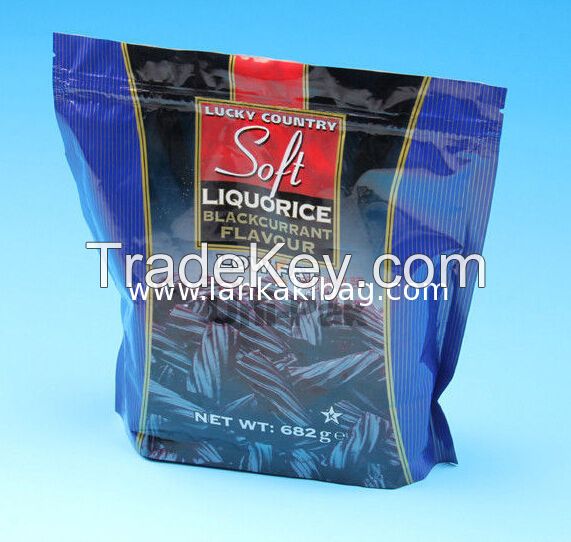 Aluminium Foil Zip-Lock Plastic Bags with Bottom Gusset 