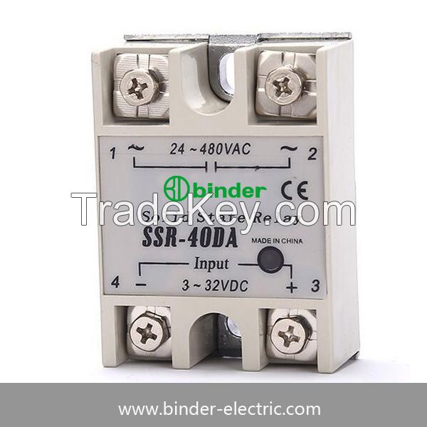 Single phase DC to AC solid state relay SSR-10DA,SSR-25DA,SSR-40DA,SSR-90DA,SSR-100DA