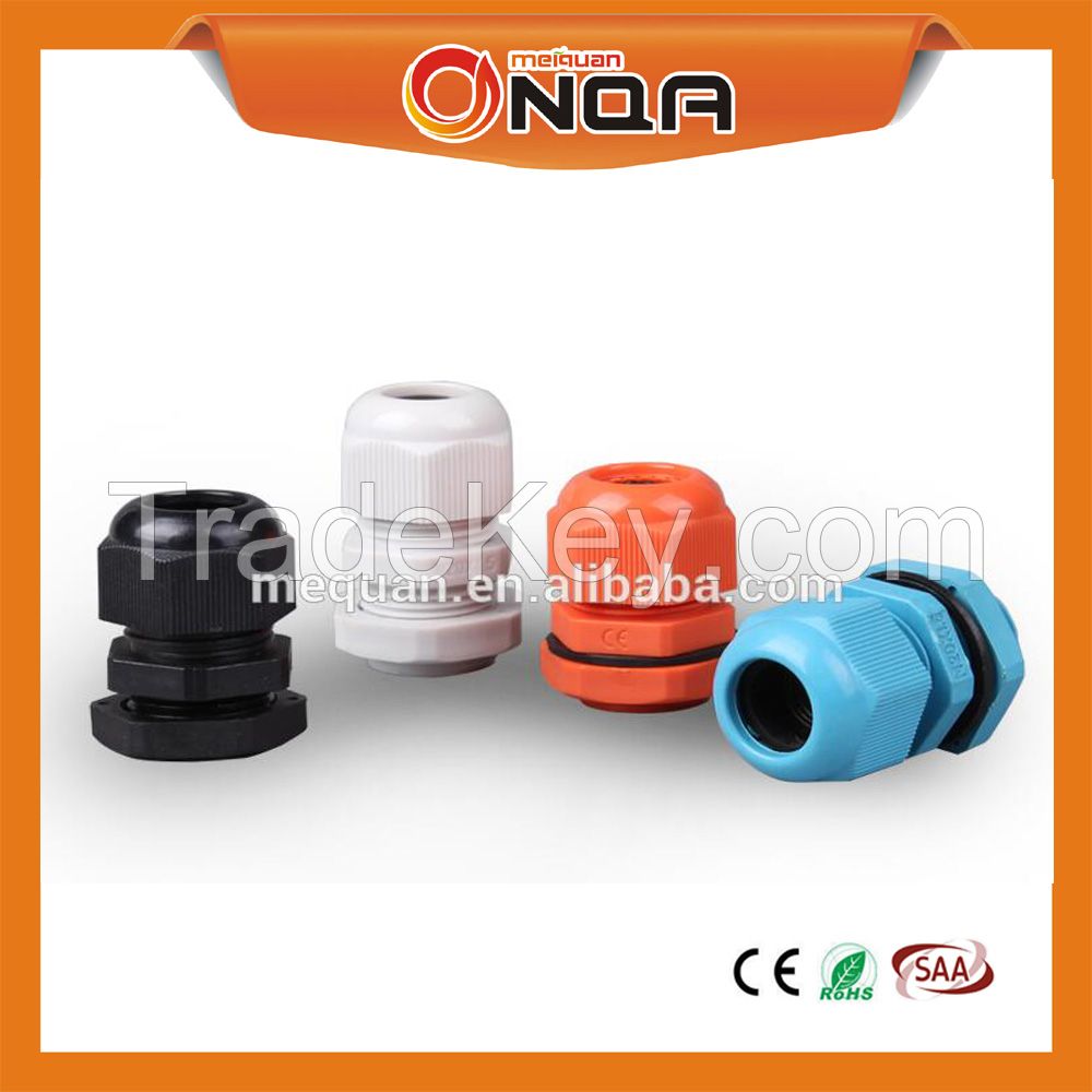 M20 Nickel Plated Brass Cable Gland/Nylon Cable Glands PA66/PP Metal