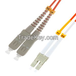 OM1(62.5/125um) & OM2(50/125um) Multimode Fiber Optic Patch Cables