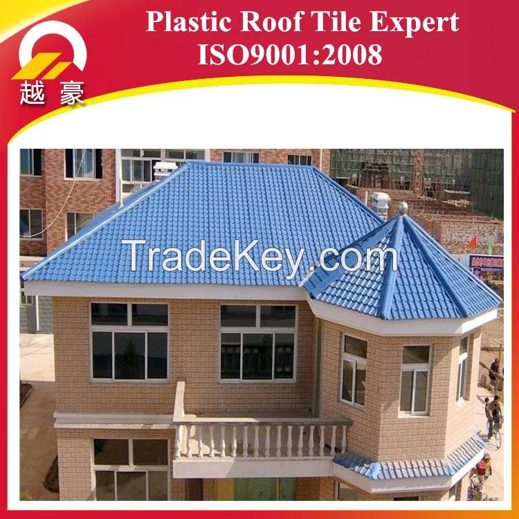 Free sample plastic ASA resin roof tiles