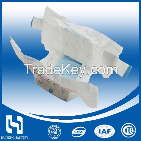 hot sell cheap comfortable high quality disposable baby nappy factory China