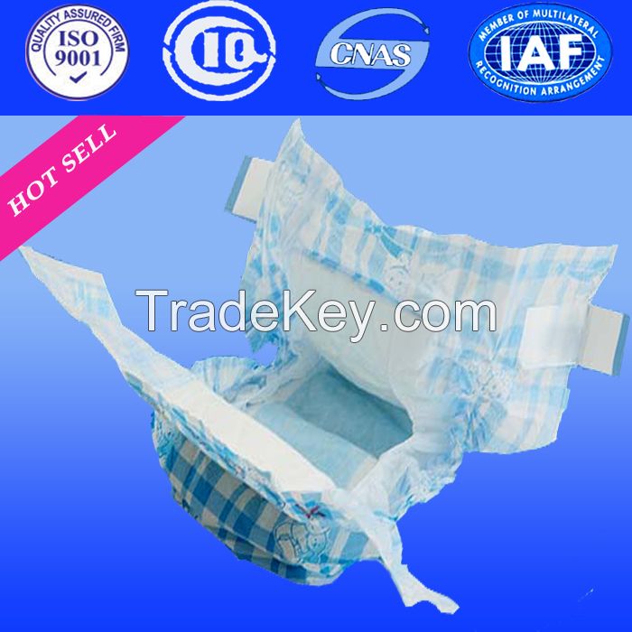 hot sell cheap comfortable high quality disposable baby nappy factory China