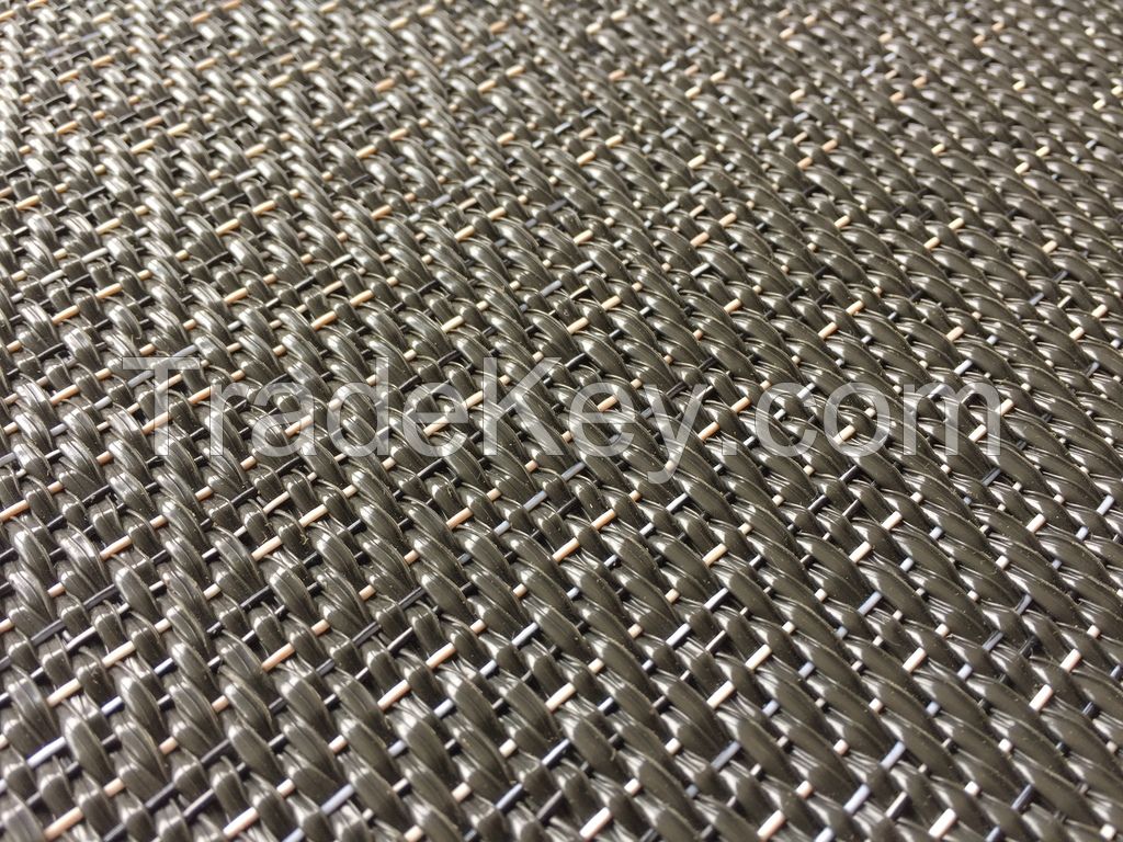 PVC woven floor covering