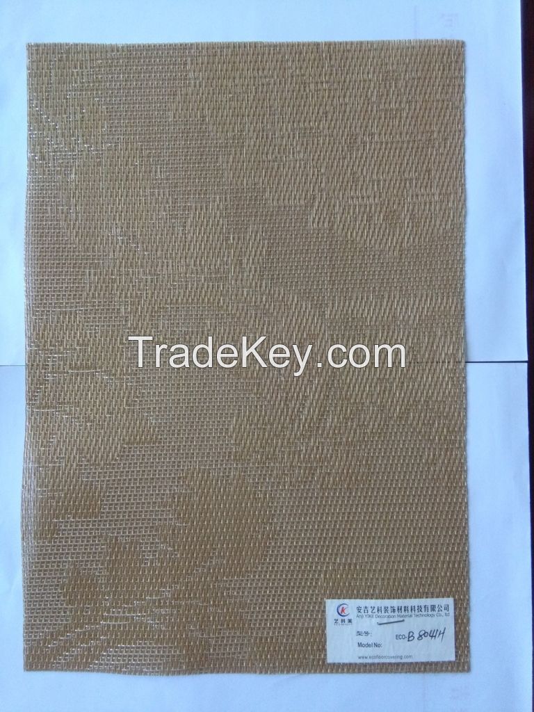 PVC woven wall covering