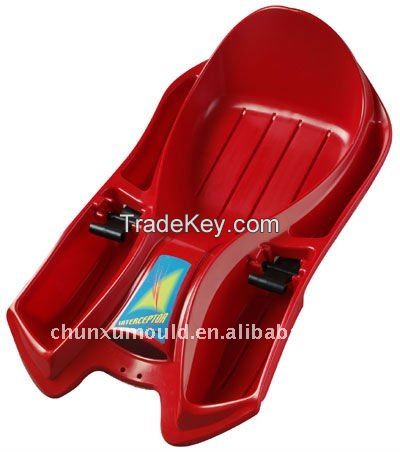 OEM plastic snow sleds by rotational mould  CNC processing 