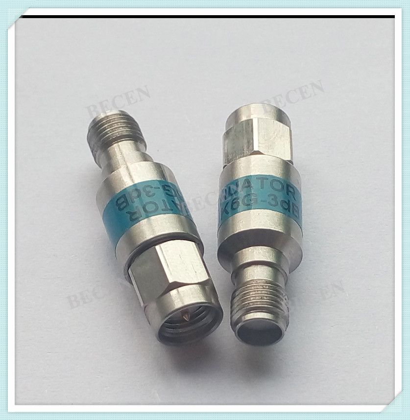 2W SMA attenuator DC-6GHz 50ohm 1.3.5.6.10.15.20.30db can be choosed