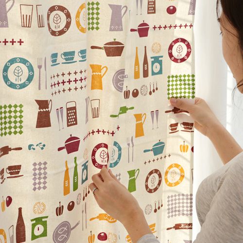 Printed cotton fabric - Khan Kitchen